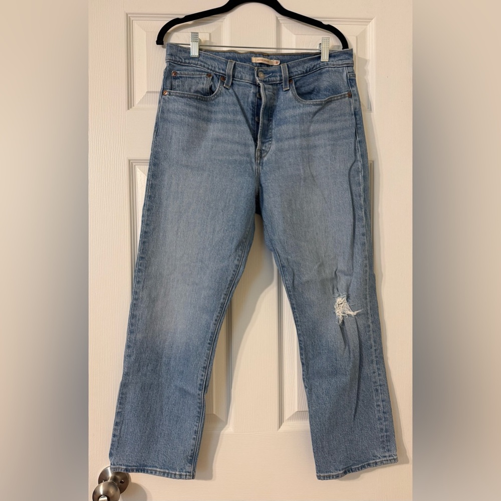 Levi’s Wedgie Straight Medium Wash Jeans, 30